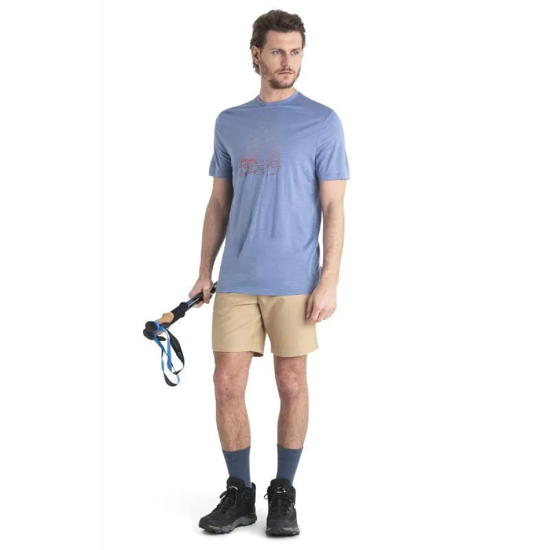 icebreaker  Merino 150 Tech Lite III SS Tee Van Camp - Maglia merino - Uomo