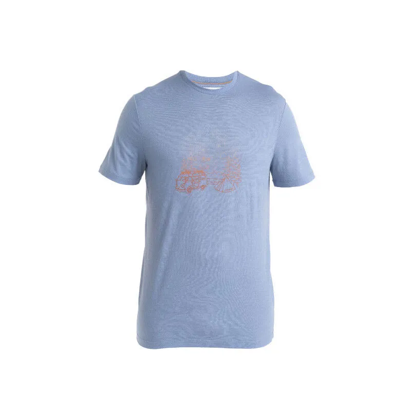 icebreaker  Merino 150 Tech Lite III SS Tee Van Camp - Maglia merino - Uomo