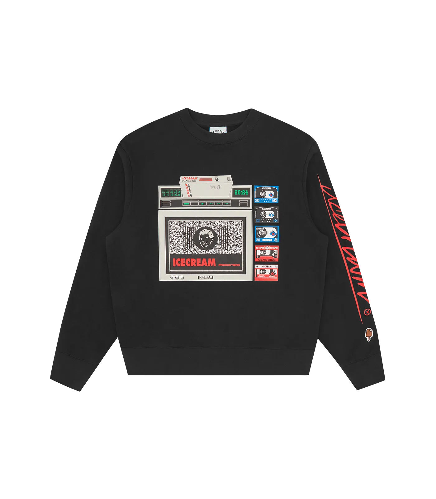 ICTV CREWNECK - BLACK