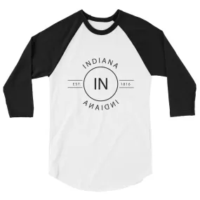 Indiana - 3/4 Sleeve Raglan Shirt - Reflections