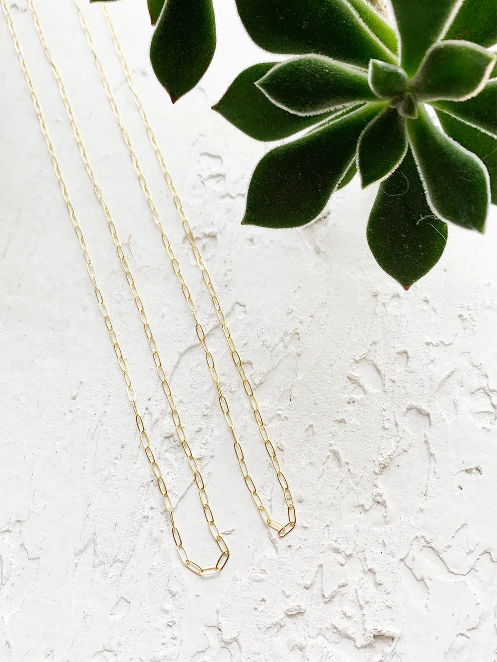 Ivy | Oval Cable Chain Gold Filled Necklace