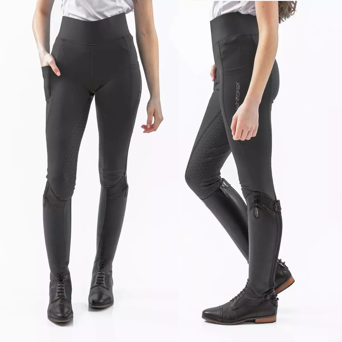 John Whitaker Langley Diamante Riding Tights