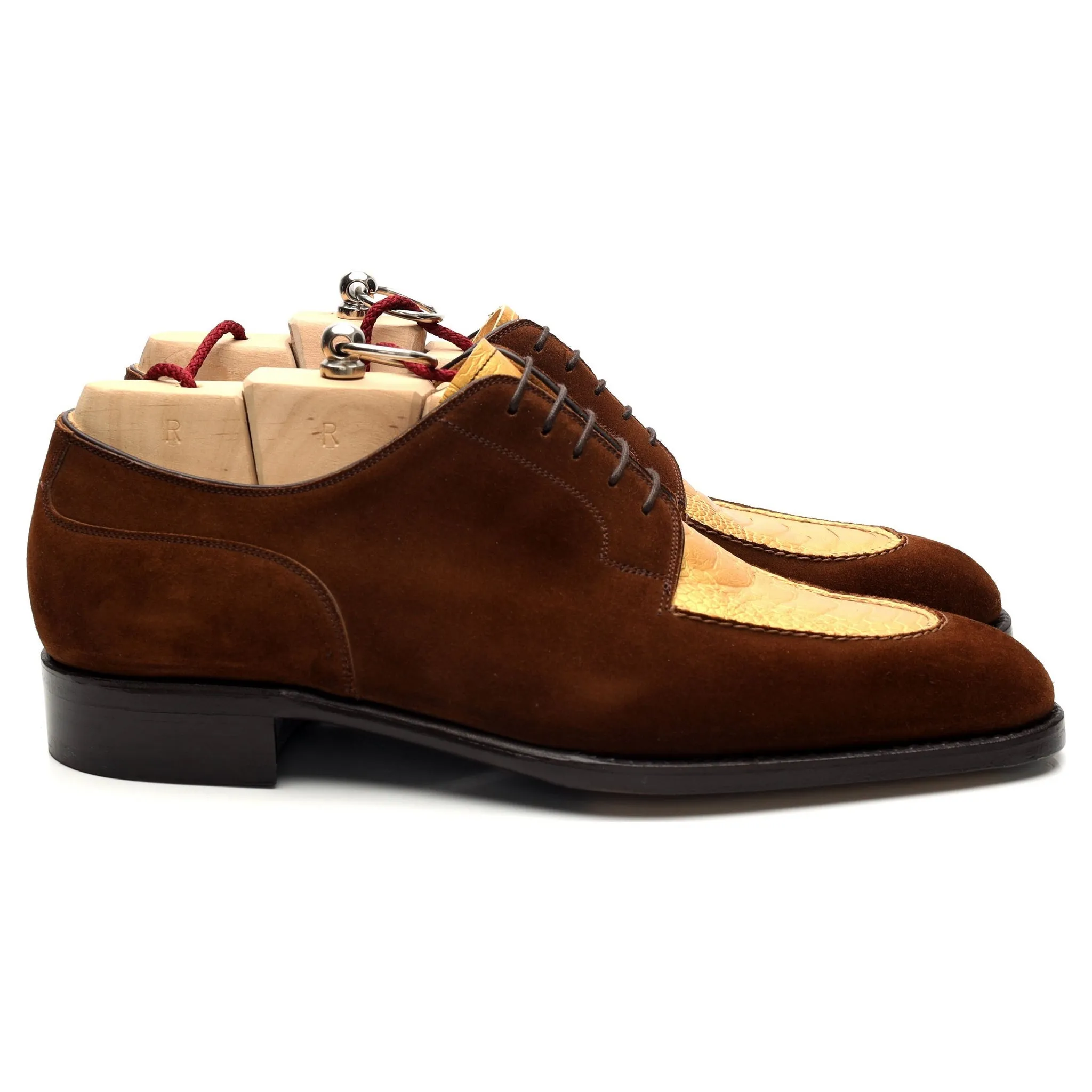 'Kaan' Tan Brown Suede Derby UK 8 EU 42