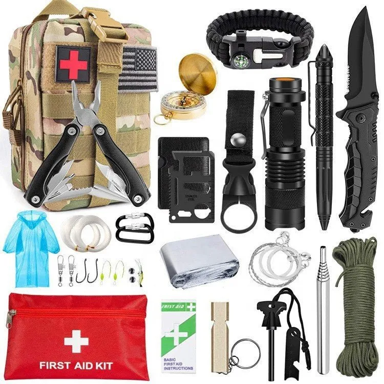 Kit de survie complet / EDC / premier secours Emergency Survival