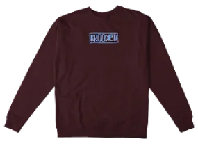 Krooked Moonsmile Crewneck - Maroon