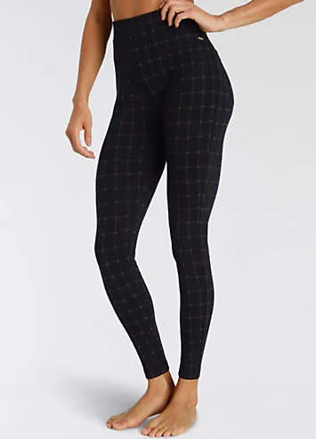 LASCANA Checked Stretch Leggings | Kaleidoscope