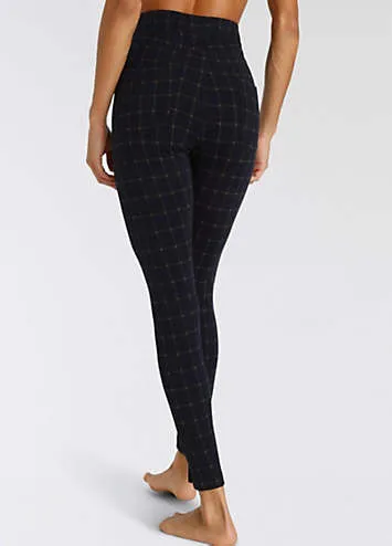 LASCANA Checked Stretch Leggings | Kaleidoscope