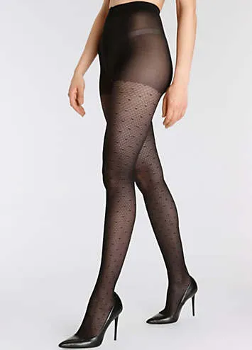 LASCANA Sheer 30 Denier Dotty Tights | Kaleidoscope