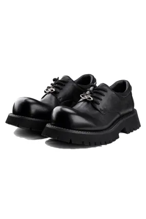 Leather Platform Derby Shoes