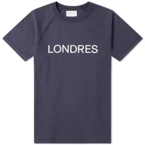 Les Basics Londres Logo Raglan TeeNavy