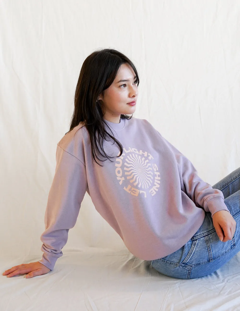 Let Your Light Shine Unisex Crewneck