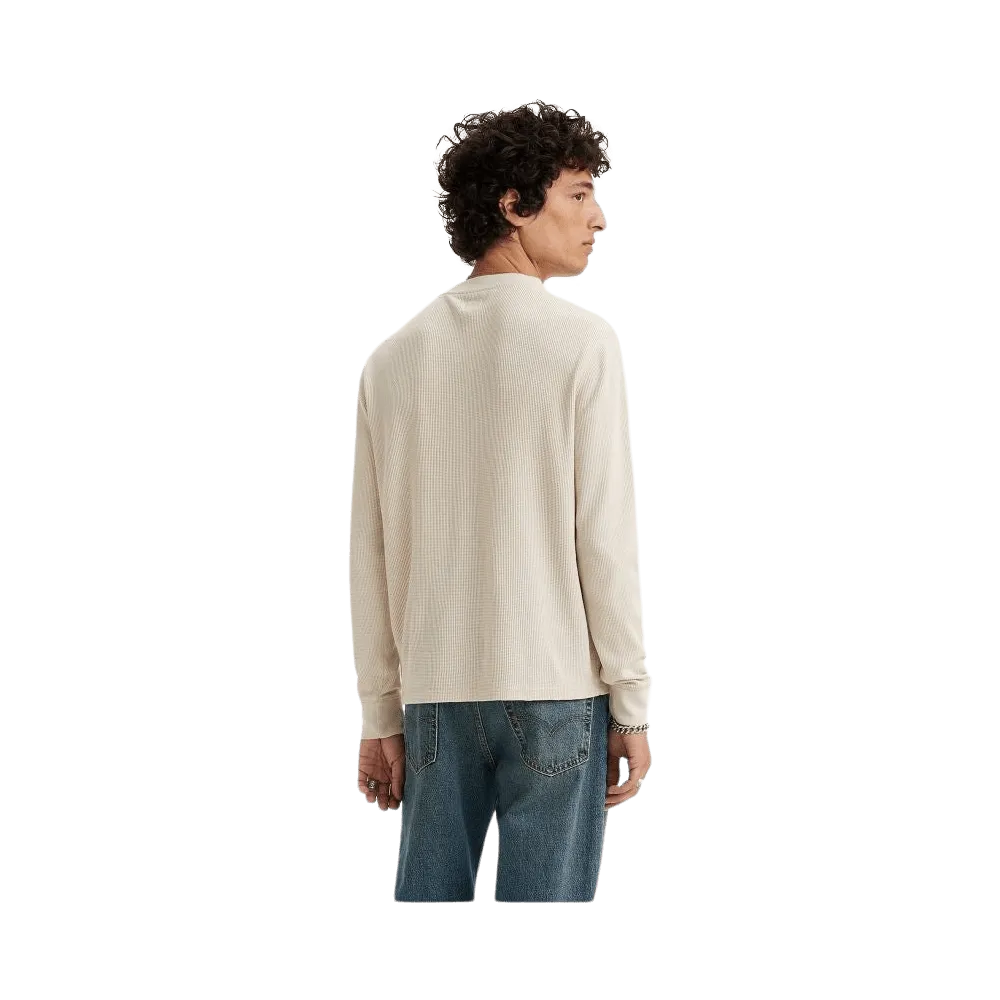 Levi's Long Sleeve Thermal Three Button Henley T-Shirt