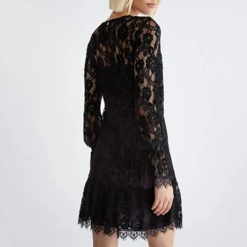 Liu Jo Vestito Soft Lace Nero