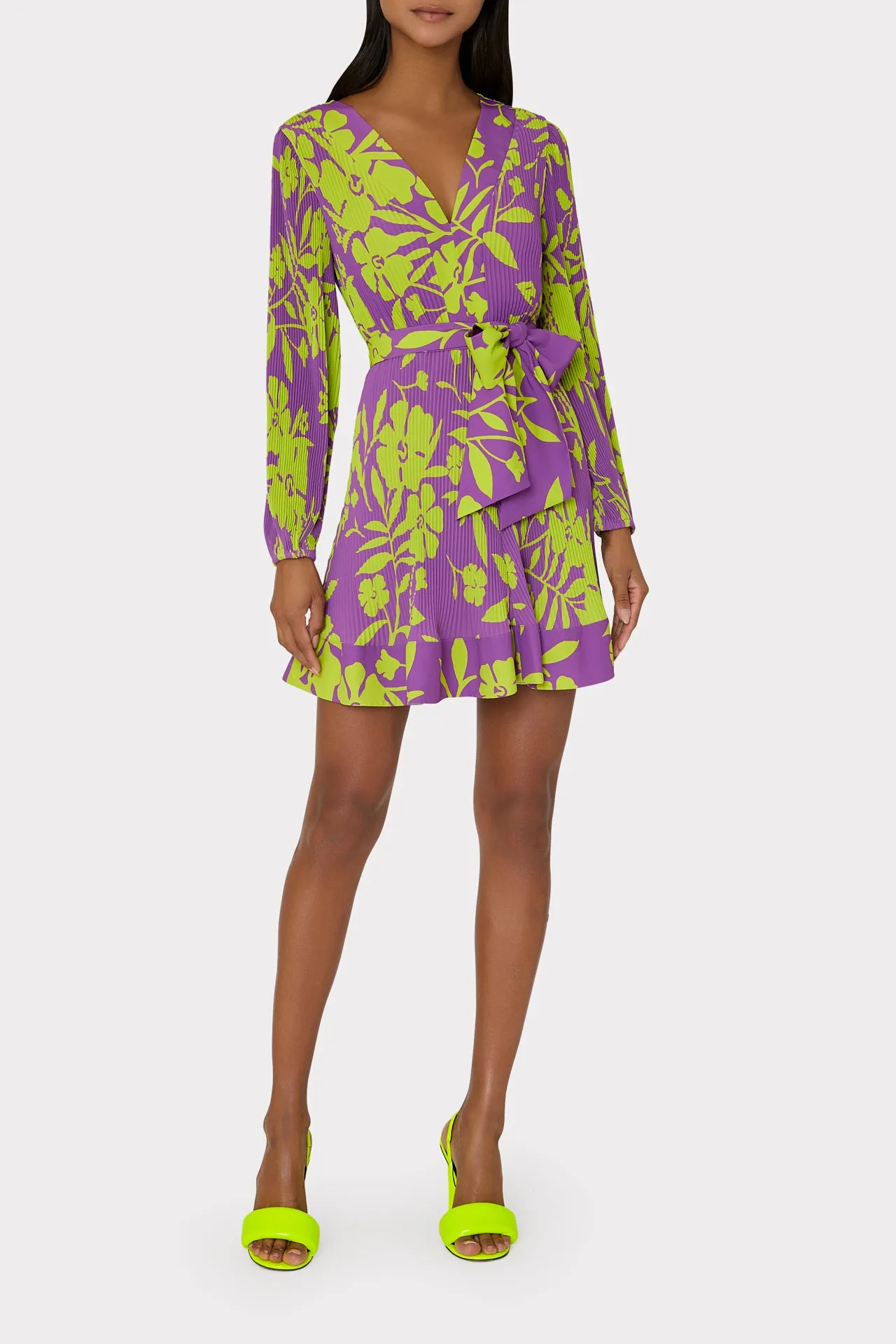 Liv Marigold Aroma Pleated Dress