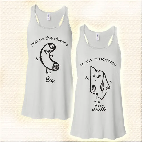 Mac & Cheese Flowy Sorority Tank - Bella B8800 - SUB