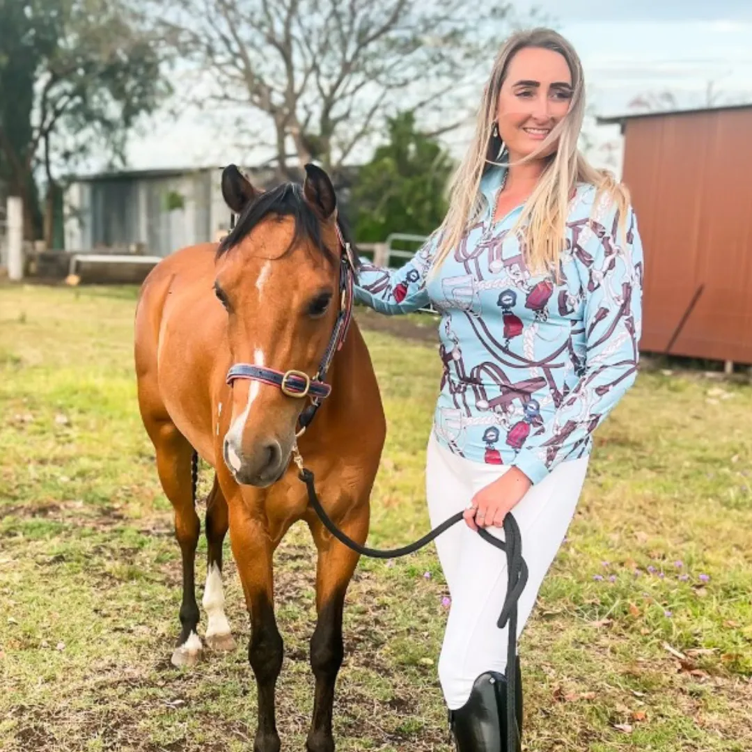 Madaline Long Sleeve Horse Riding Shirt