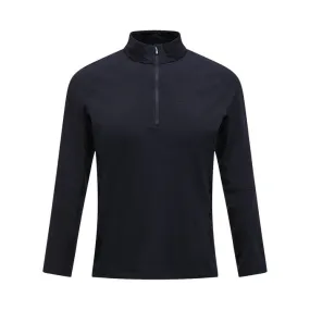 MAGLIA MEZZA ZIP MAGIC Uomo Black