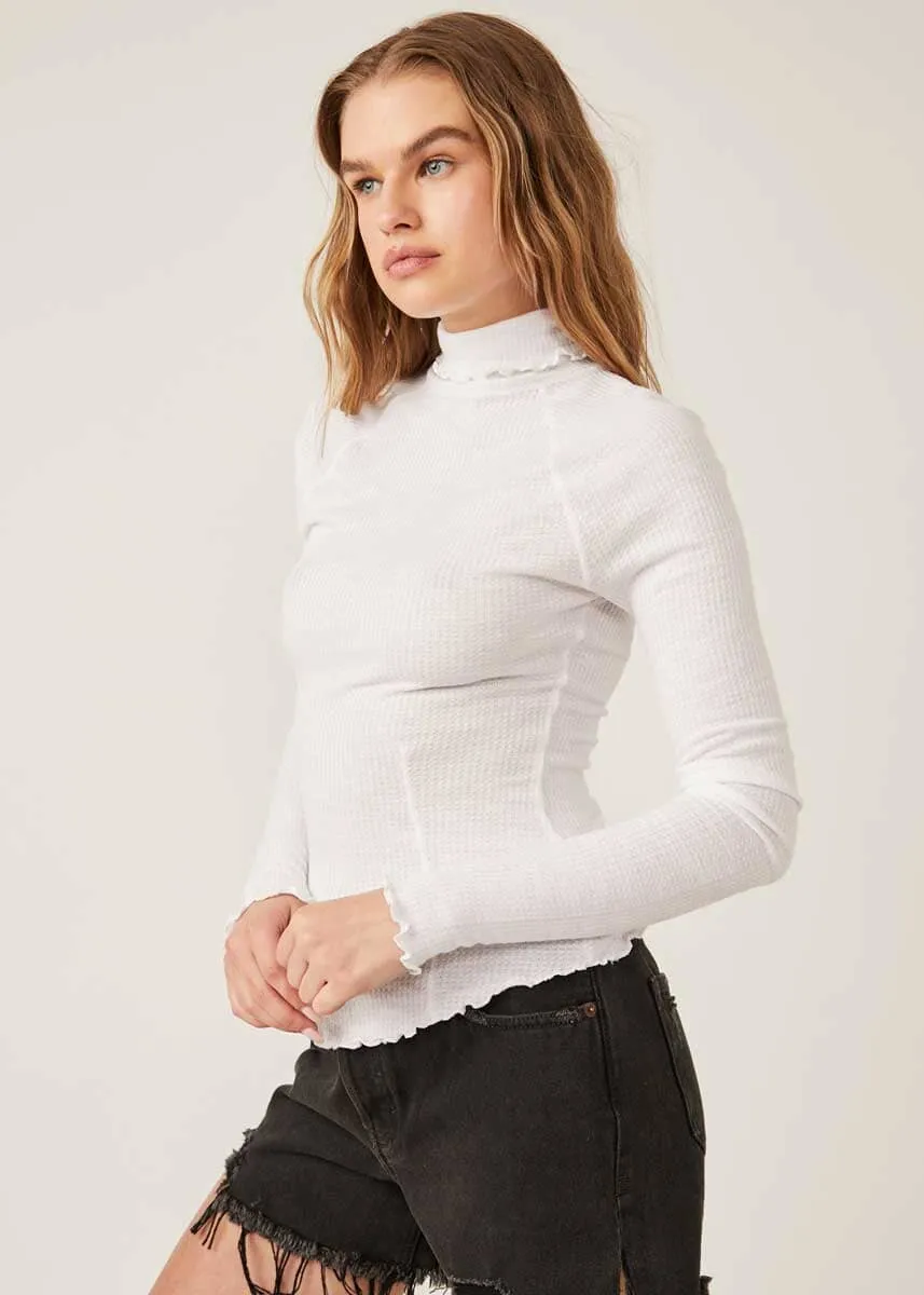 Make It Easy Thermal Turtleneck - Ivory