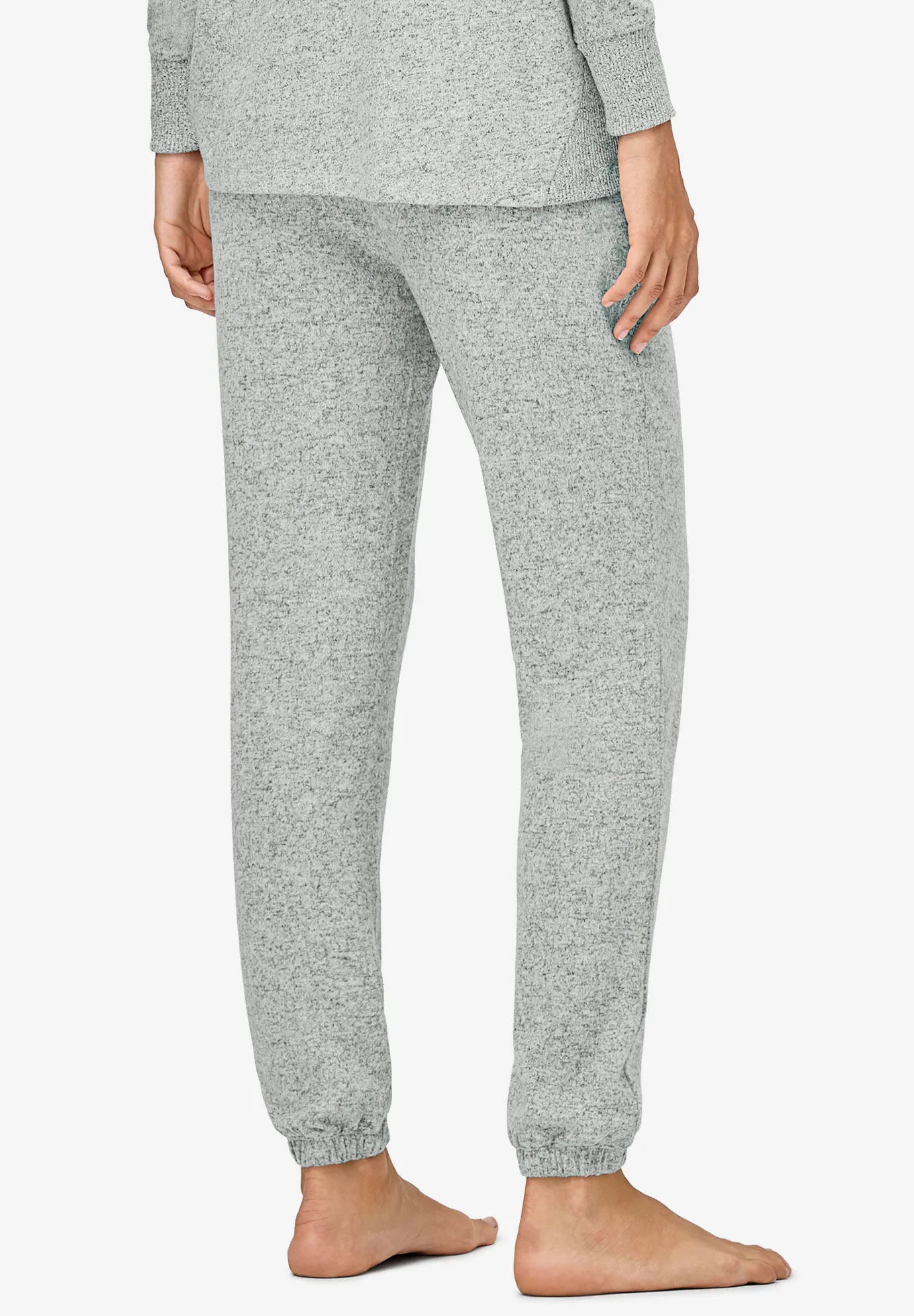 Marled Knit Jogger Pants