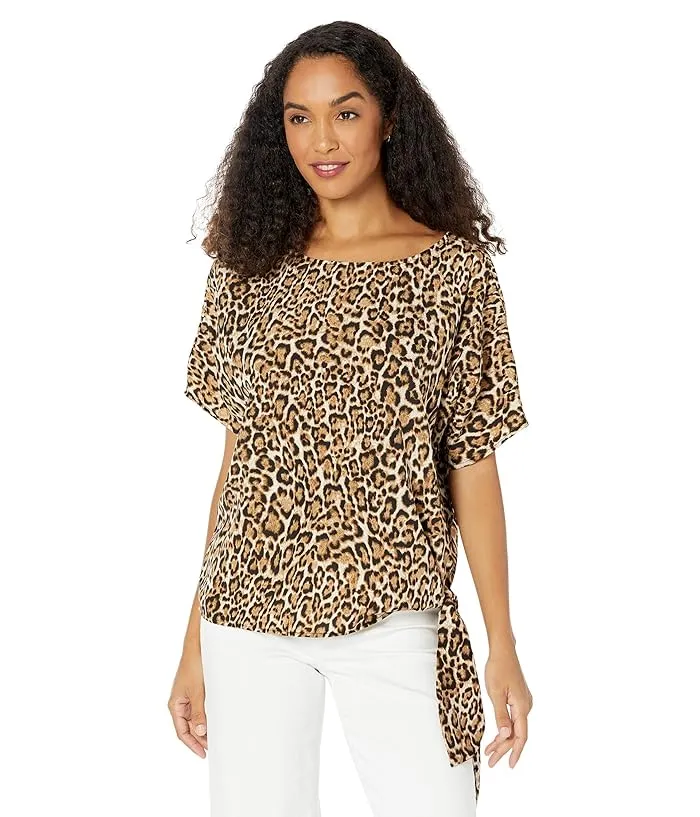 MICHAEL Michael Kors Wildcat Tie Top Women's