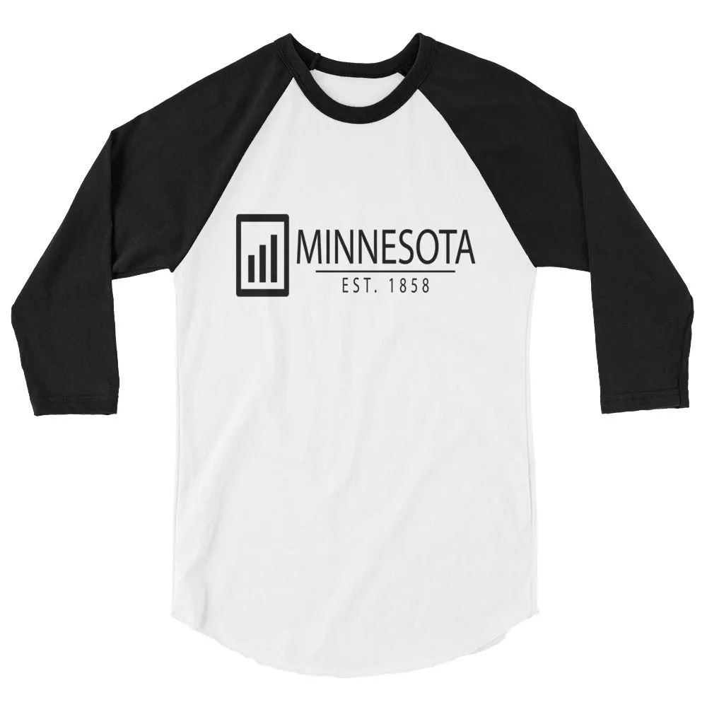 Minnesota - 3/4 Sleeve Raglan Shirt - Established