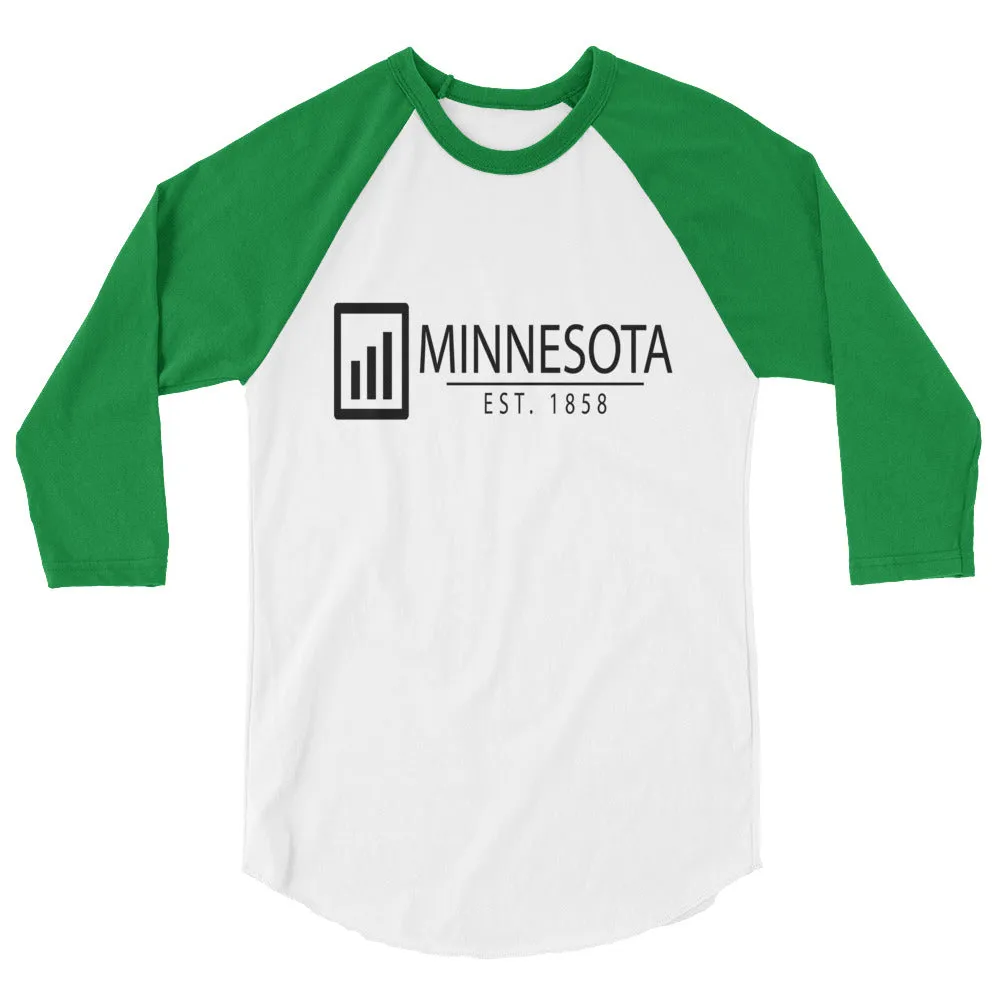 Minnesota - 3/4 Sleeve Raglan Shirt - Established