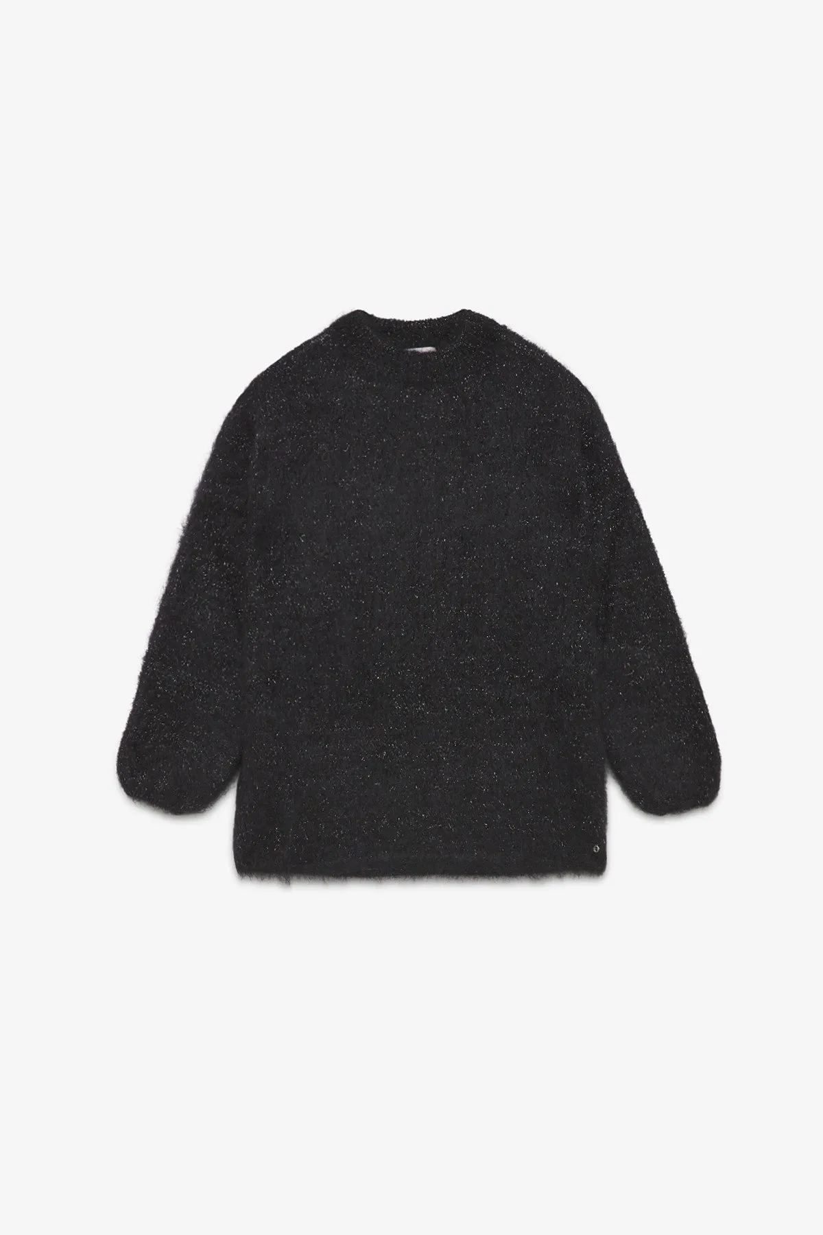 Mohair blend fluffy jumper