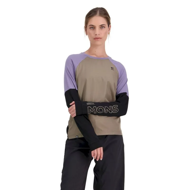 Mons Royale  Tarn Merino Shift Wind Jersey - Maglia merino - Donna