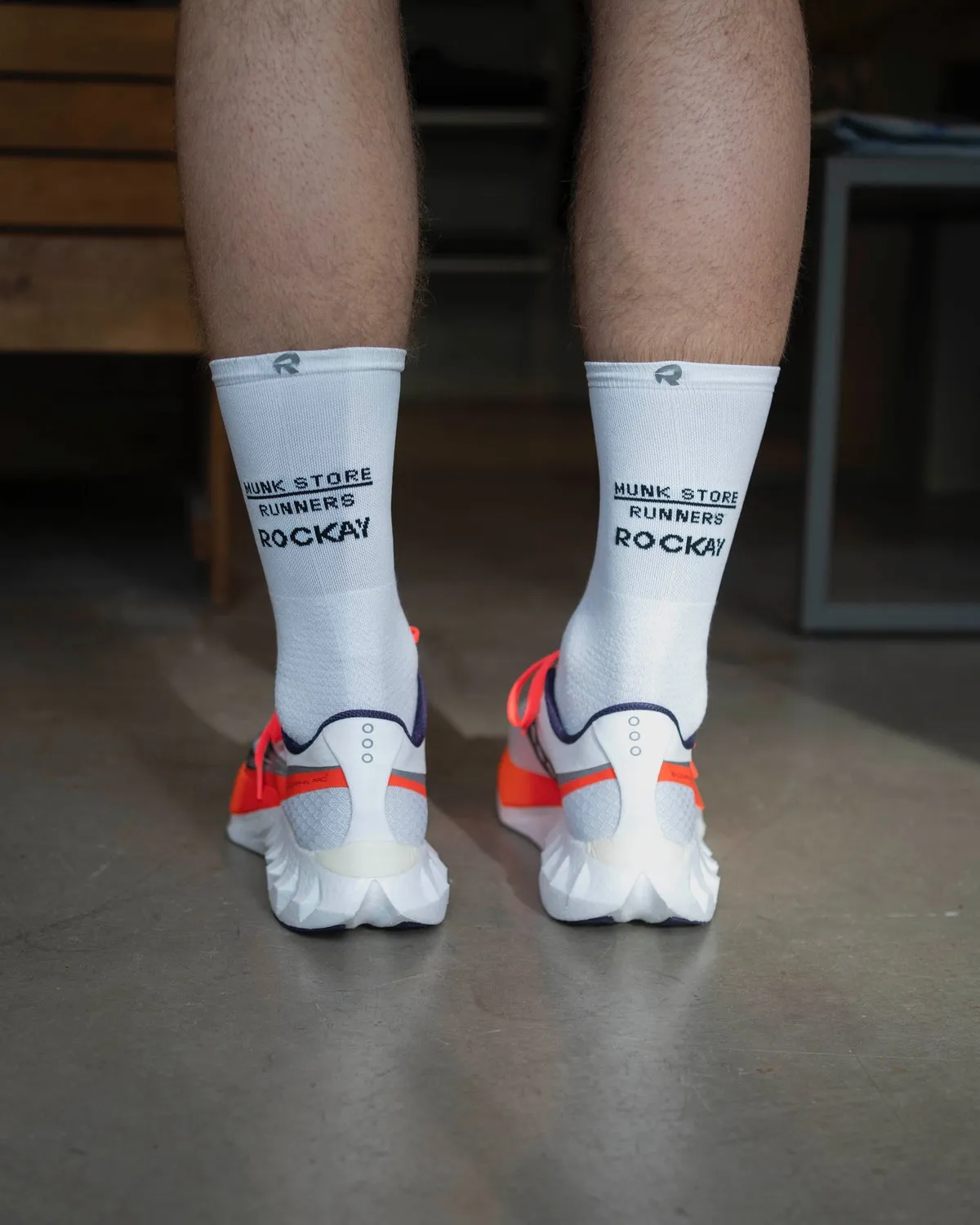 MSR Run Crew Socks - White