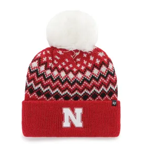 NEBRASKA CORNHUSKERS ELSA '47 CUFF KNIT WOMENS