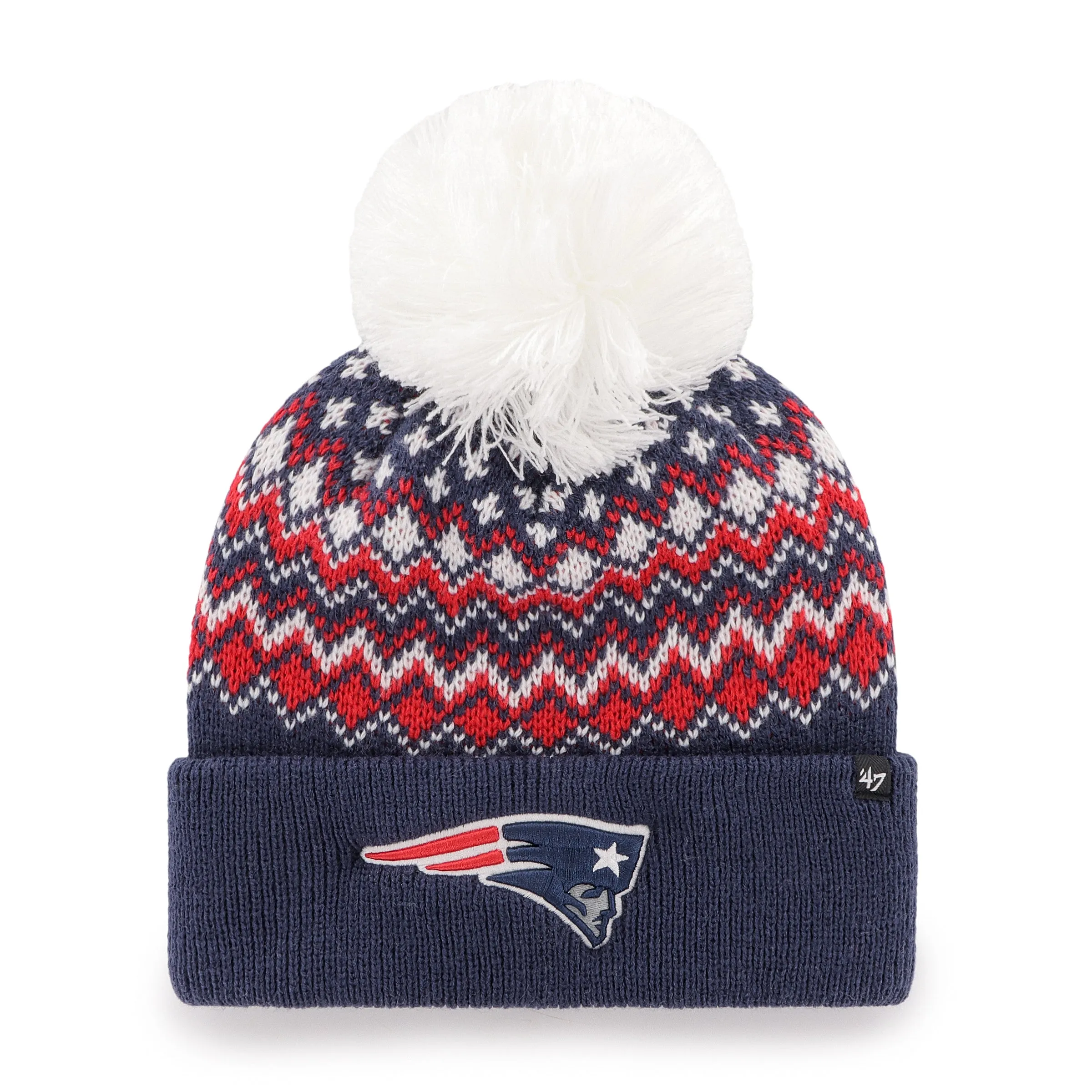 NEW ENGLAND PATRIOTS ELSA '47 CUFF KNIT WOMENS