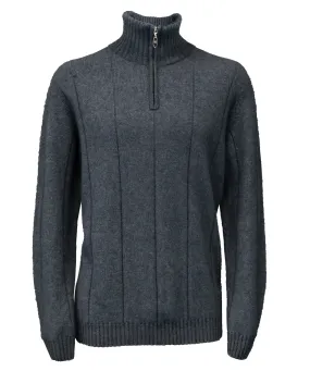 Noble Wilde - Javelin Zip Neck Jersey - Charcoal