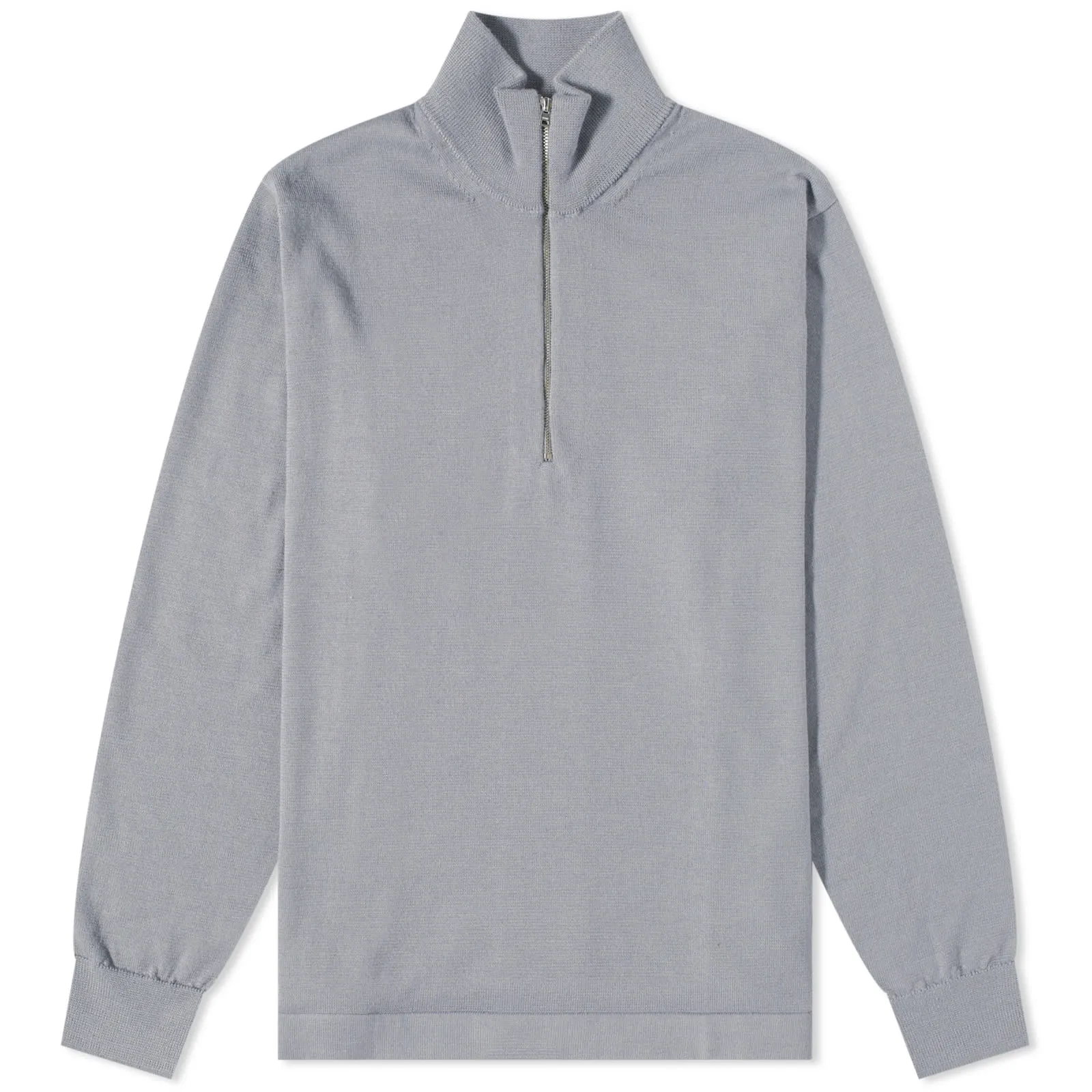 Norse Projects Tech Merino Half ZipGlacier Grey