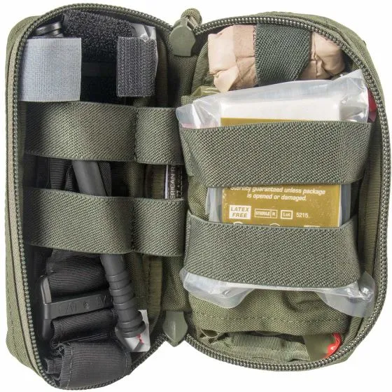 North American Rescue M-FAK Mini First Aid Kit w/ Combat Gauze - OD Green