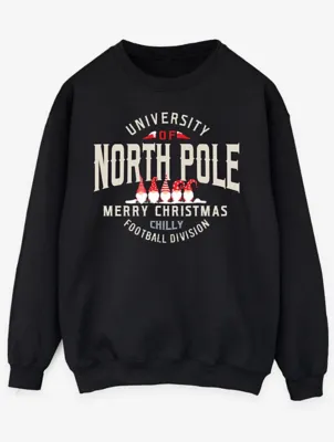 NW2 Christmas North Pole Uni Mens Black Sweatshirt | Men | George at ASDA