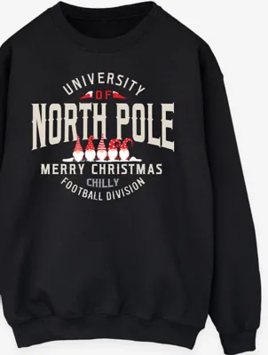 NW2 Christmas North Pole Uni Mens Black Sweatshirt | Men | George at ASDA