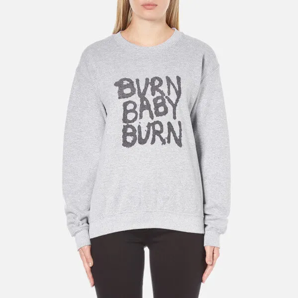 OBEY WAR PIG GRAVER BABY BURN CREW NECK