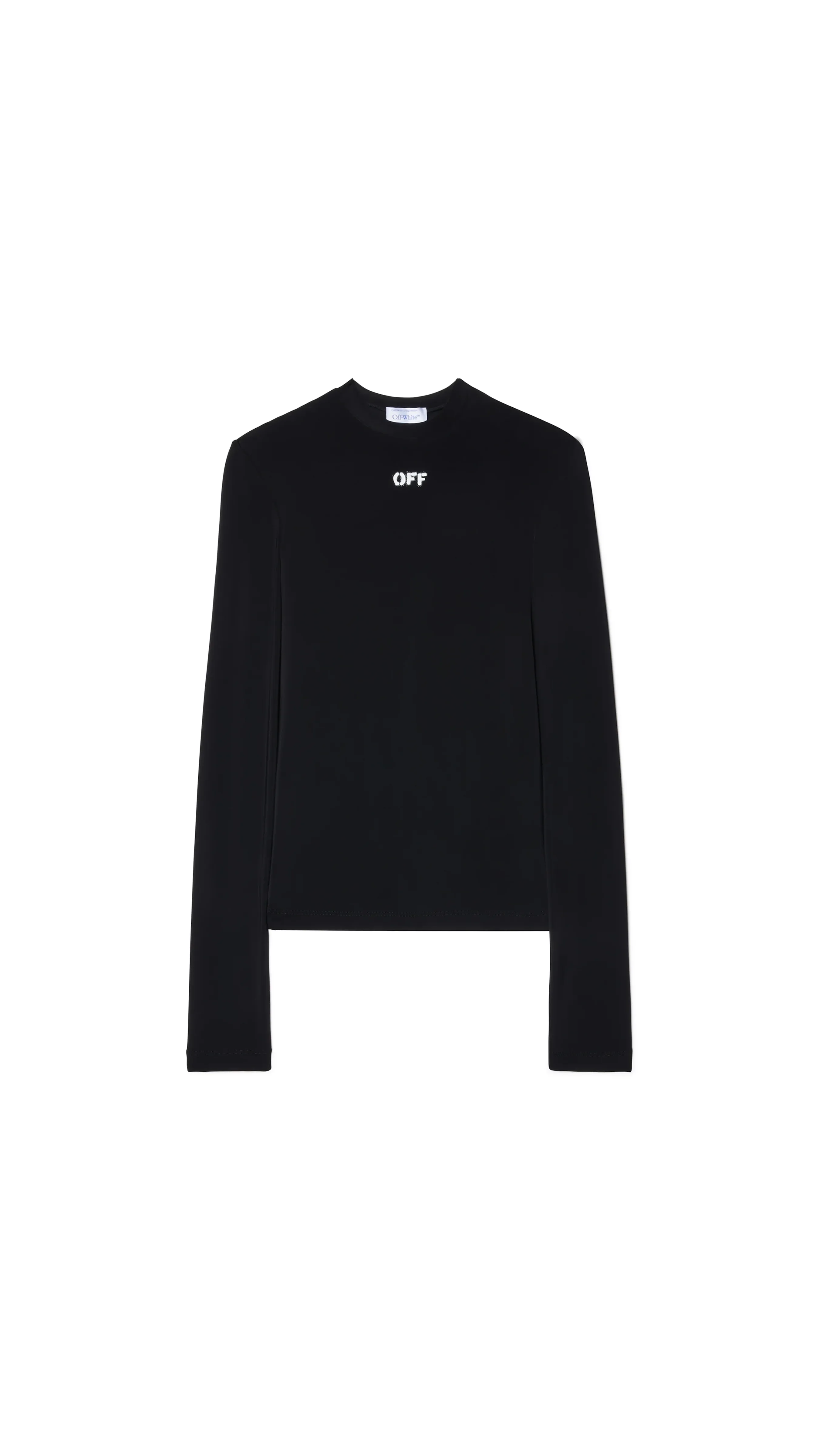 Off Stamp Second Skin L/S Crewneck - Black