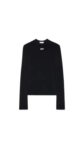 Off Stamp Second Skin L/S Crewneck - Black