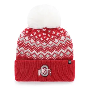 OHIO STATE BUCKEYES ELSA '47 CUFF KNIT WOMENS