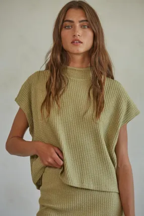 Olive Thermal Top