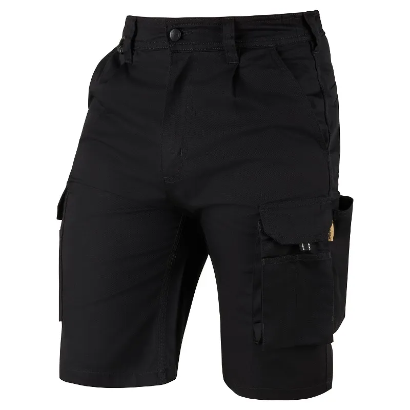 Orn Workwear Hawk EarthPro Recycled-Polyester Combat Shorts (Black)