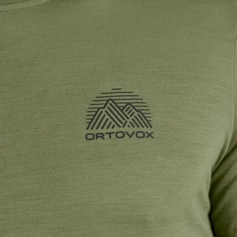 Ortovox  120 Cool Tec Mountain Stripe TS - Maglia merino - Uomo