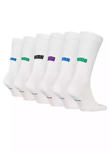 Pack of 6 Sports Socks by Puma | Look Again