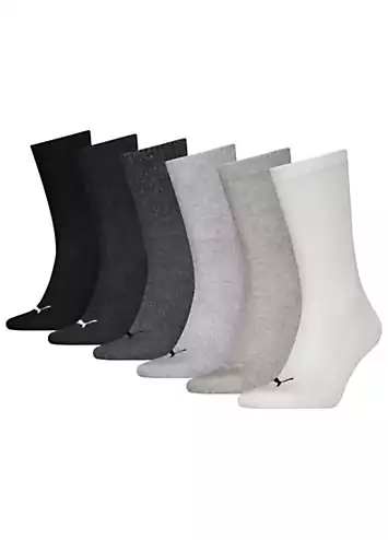 Pack of 6 Sports Socks by Puma | Look Again