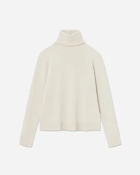 Paula Fine Wool Turtleneck - Oatmeal