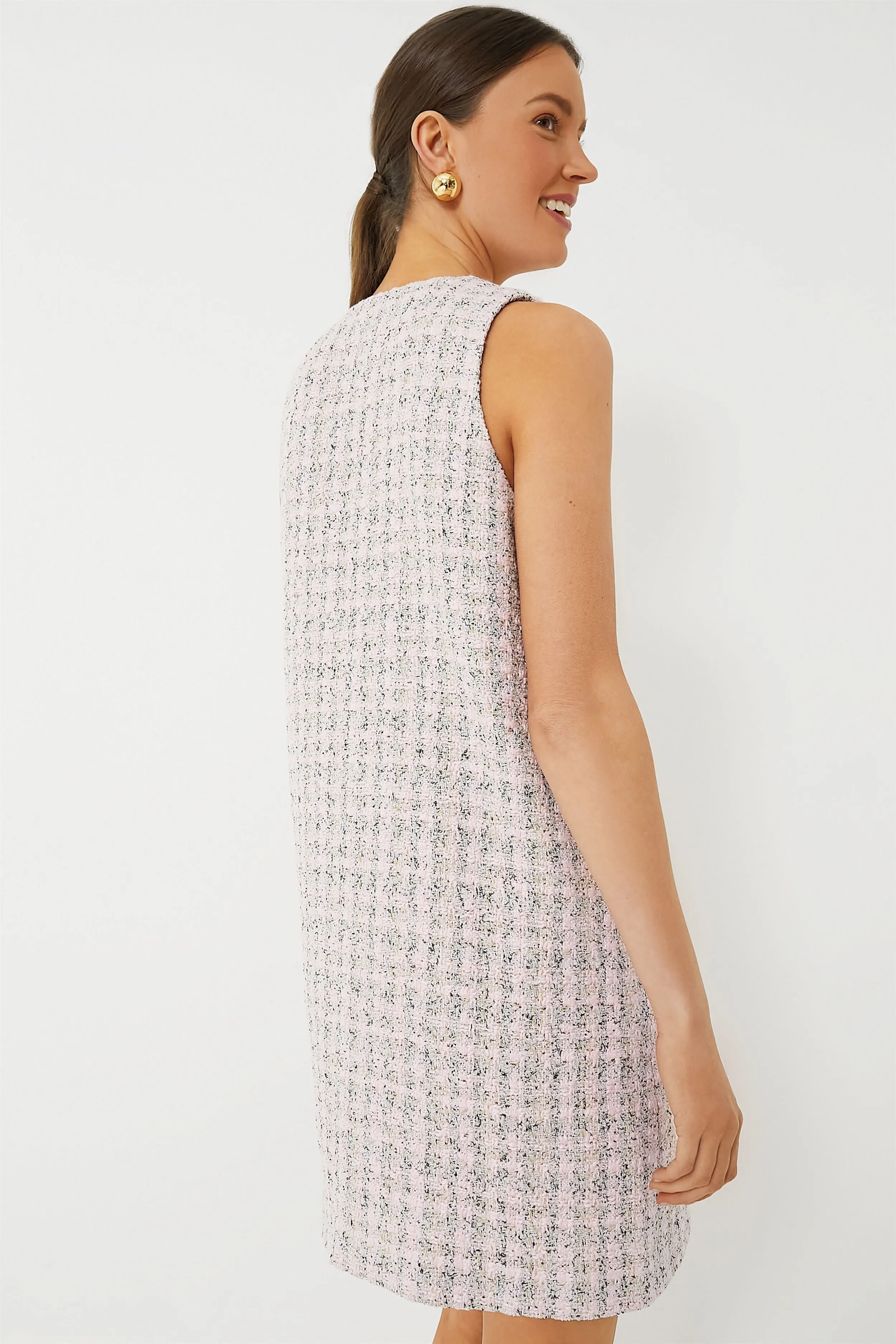 Peony Tweed Bianca Dress