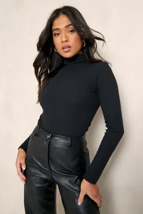 Petite Recycled Turtleneck Bodysuit