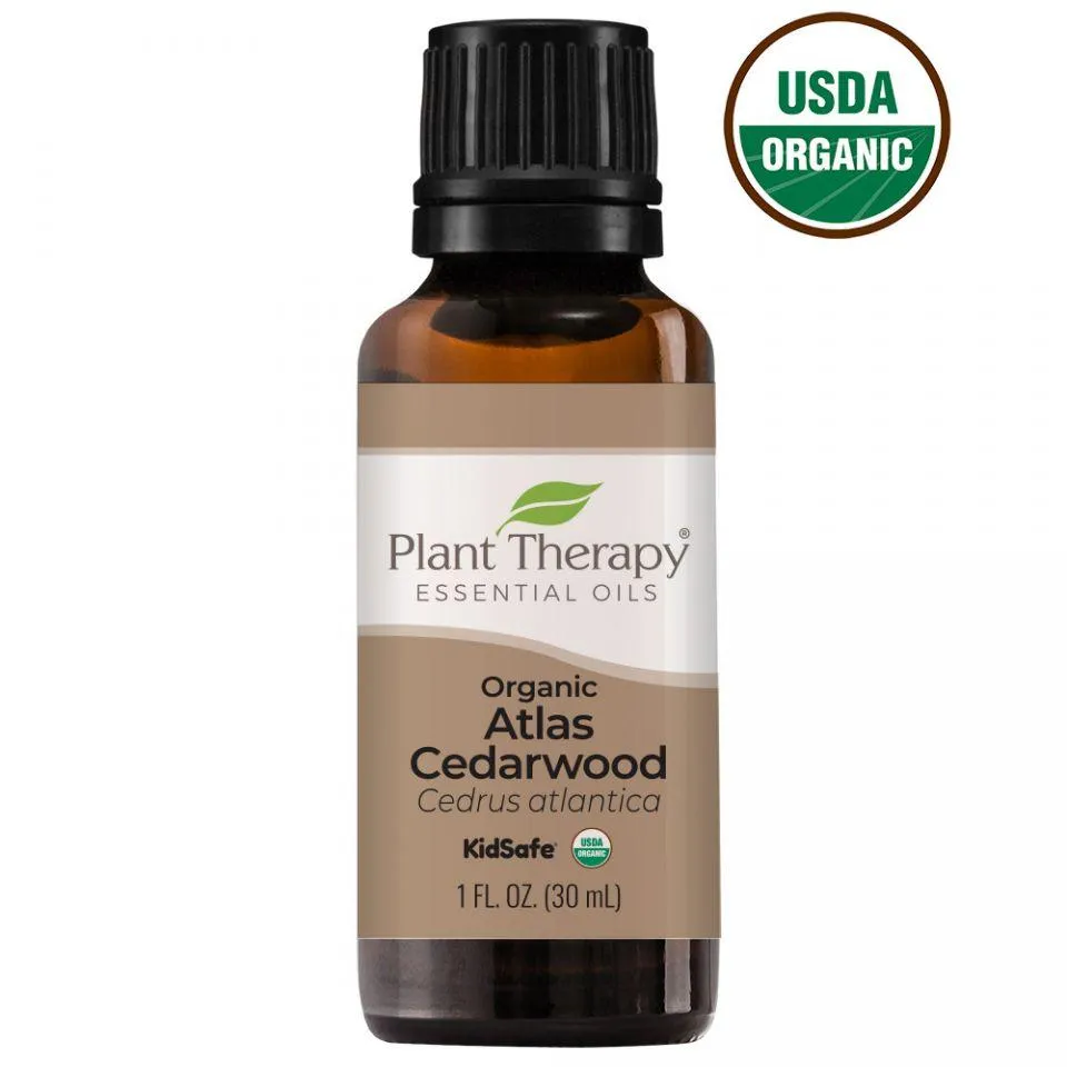 Plant Therapy Cedarwood Atlas Organic Essential Oil