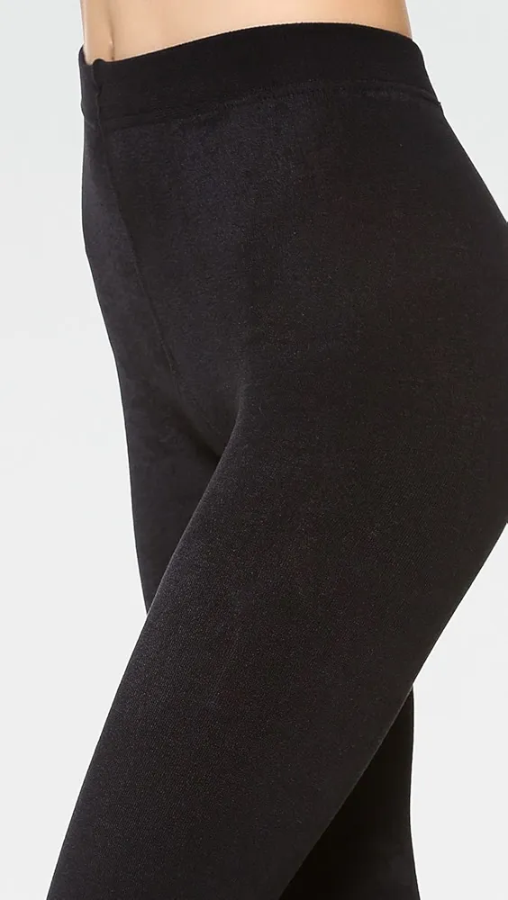 Plush   Fleece Lined Tights with Stirrups 